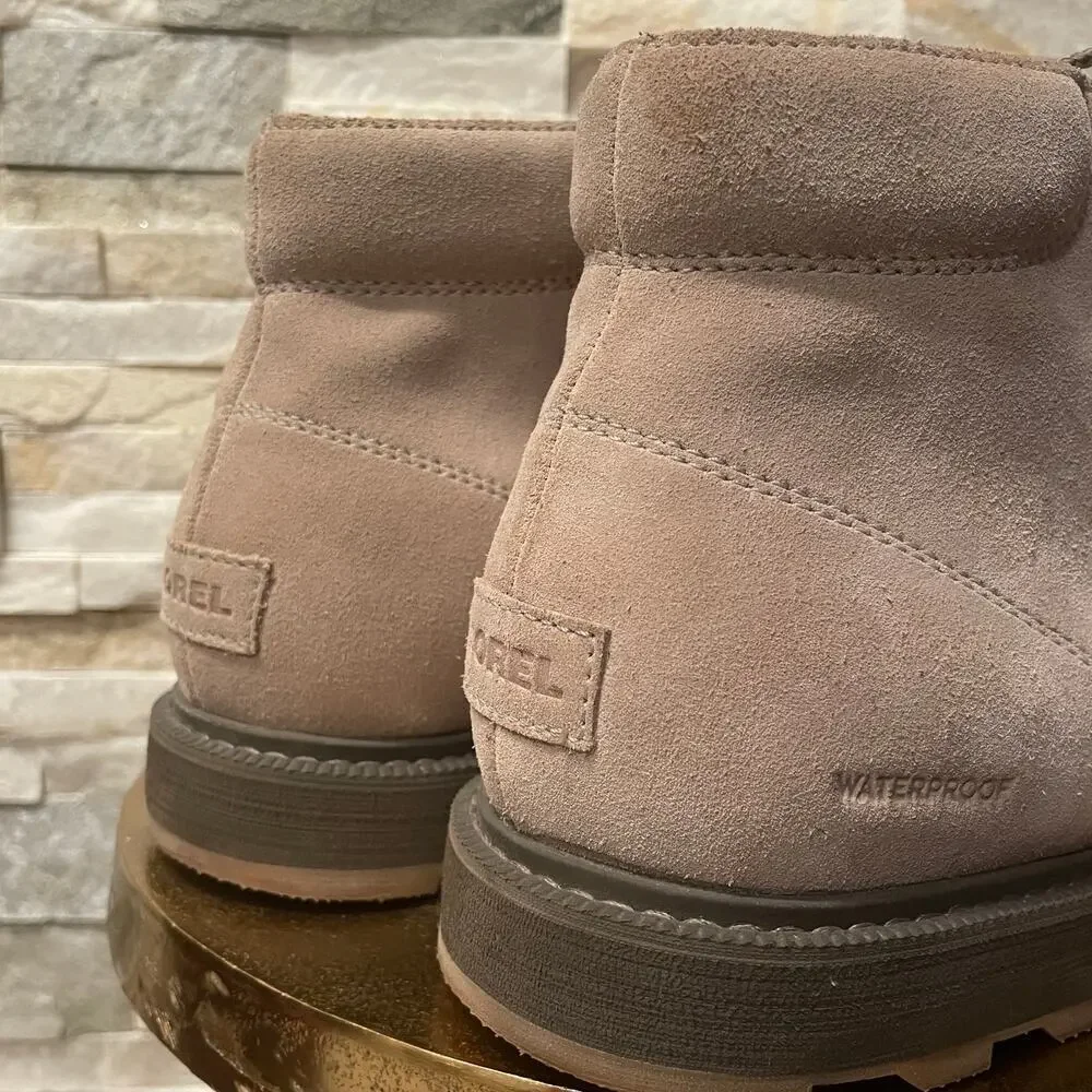 Sorel Men's 13 NM3848 Madison 2 Chukka Boots | Suede Leather, Taupe, Lug Sole